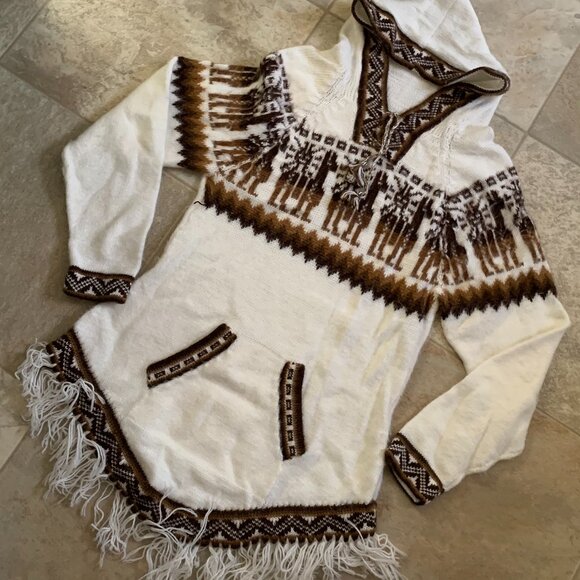kactus Tops - Kactus Artensanias Alpaca Hooded Sweater